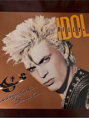 Billy Idol Bundle!!! Anabas Look Book & Whiplash Smile Album Vinyl